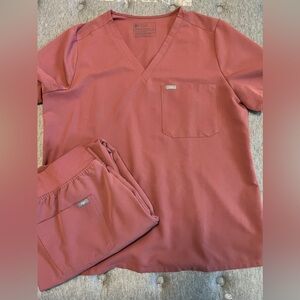 Figs Mauve Scrub Set